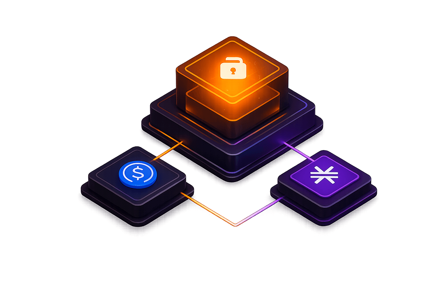 FlowVault programmable money flow illustration